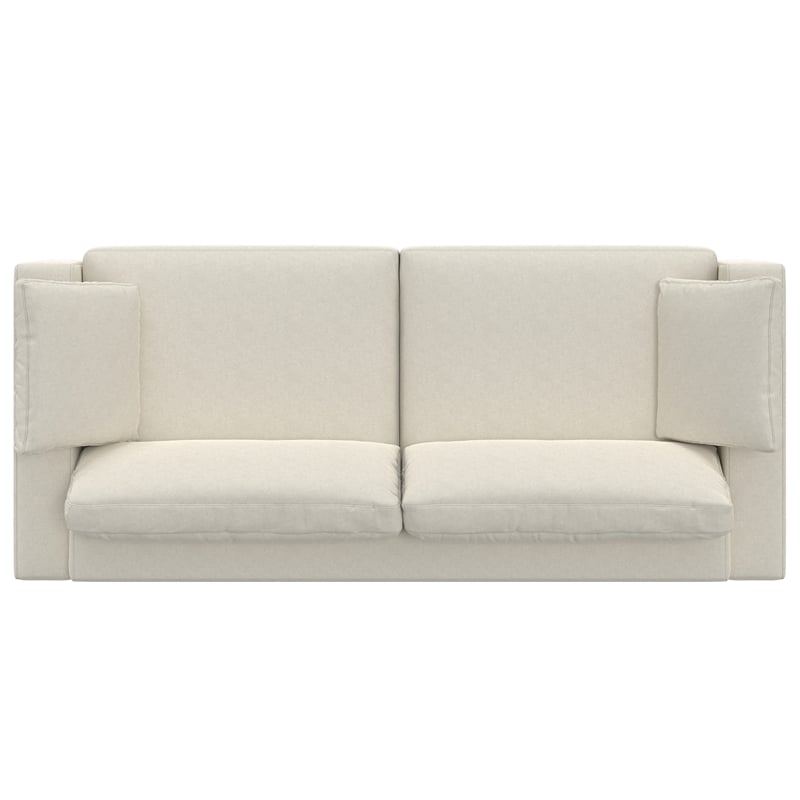 Charlie 96-inch Sofa in Tightly Woven off white Performance Fabric