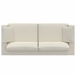 Charlie 96-inch Sofa in Tightly Woven off white Performance Fabric