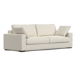 Charlie 96-inch Sofa in Tightly Woven off white Performance Fabric