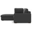 Simpli Home Charlie Left-Facing Sectional in Tightly Woven Performance Fabric
