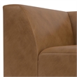 Simpli Home Rex Corner Sofa Module in Genuine Leather