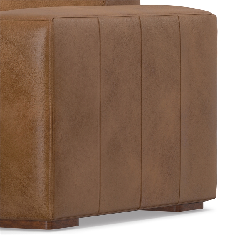 Rex Right Chaise Sofa Module in Genuine Leather