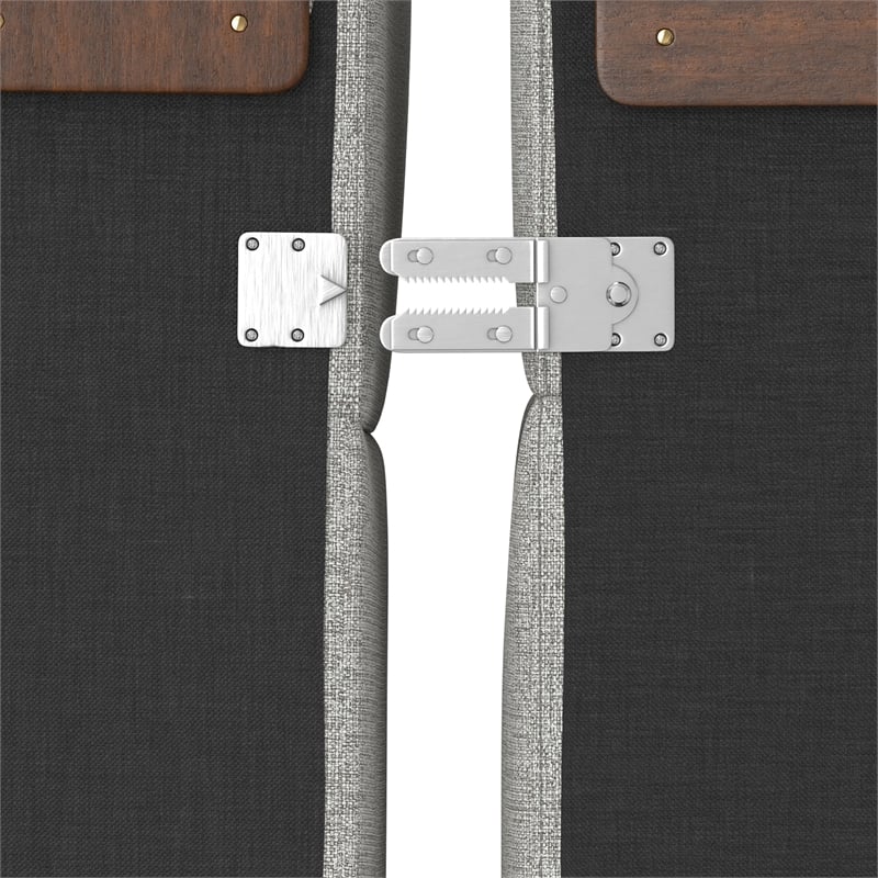 Simpli Home Jasmine 2-Seater Modular Sofa in Performance Fabric