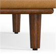 Morrison Left Sectional 102 inch Wide Sofa Sectional in Sienna Genuine Leather