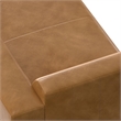 Simpli Home Rex Right Chaise Sofa Module in Genuine Leather