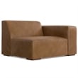 Rex 2-Seater Modular Sofa and Ottoman Set in Genuine Leather