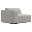 Rex 3-Seater Modular Sofa and Ottoman Set in Tightly Woven Performance Fabric