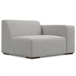 Rex 3-Seater Modular Sofa and Ottoman Set in Tightly Woven Performance Fabric