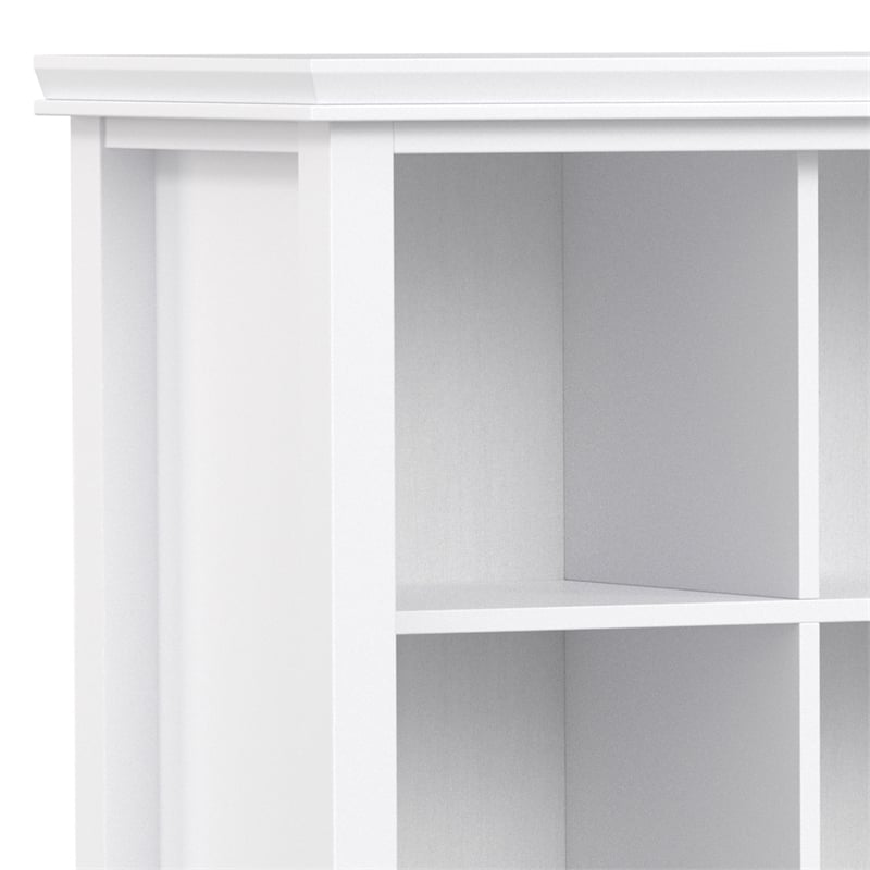 Artisan SOLID WOOD 48 inch x 57 inch Transitional 12 Cube Storage in White