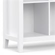 Artisan SOLID WOOD 48 inch x 57 inch Transitional 12 Cube Storage in White