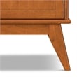 Draper SOLID HARDWOOD 36inch Wide Modern Entryway Storage Cabinet in Teak Brown