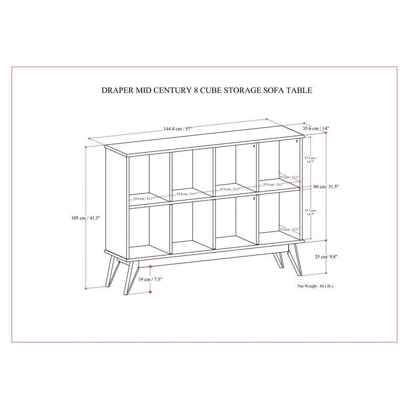 Draper SOLID HARDWOOD 57 