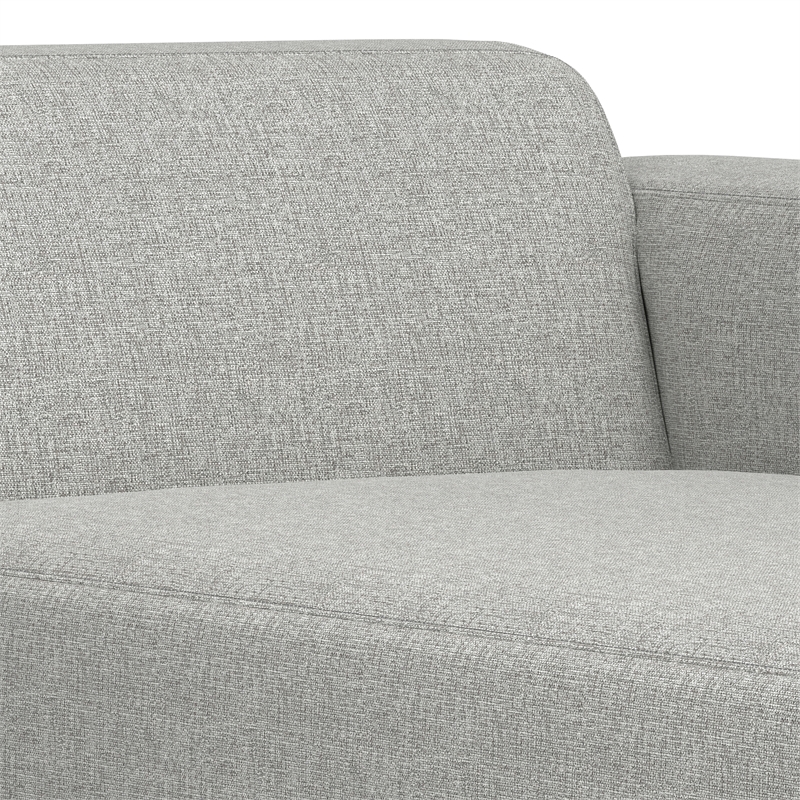 Simpli Home Rex Right Chaise Sofa Module in Tightly Woven Performance Fabric