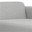 Simpli Home Rex Right Chaise Sofa Module in Tightly Woven Performance Fabric