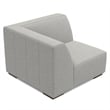 Simpli Home Rex Corner Sofa Module in Tightly Woven Performance Fabric