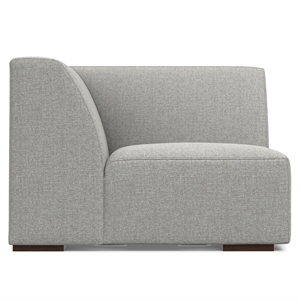 Simpli Home Rex Corner Sofa Module in Tightly Woven Performance Fabric