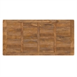 Campbell 72 inch x 36 inch Rectangle Modern Industrial Dining Table in Burnt Wax