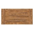 Whitley 72 inch Wide Solid Mango Farmhouse Dining Table in Burnt Wax