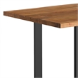 Fieldcrest 72 x 36 inch Rectangle Modern Industrial Dining Table in Natural