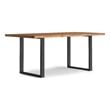 Fieldcrest 72 x 36 inch Rectangle Modern Industrial Dining Table in Natural