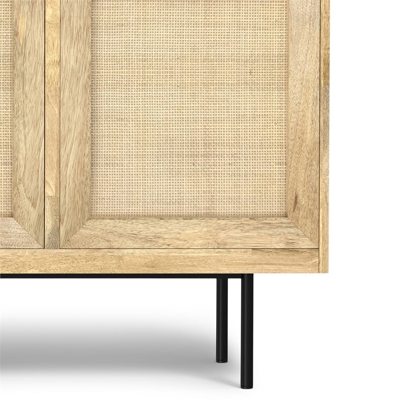 Reeves 57 inch x 18 inch Rectangle  Sideboard Buffet in Natural