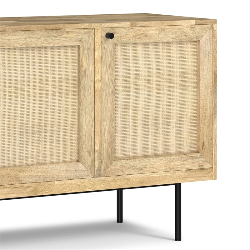 Reeves 57 inch x 18 inch Rectangle  Sideboard Buffet in Natural