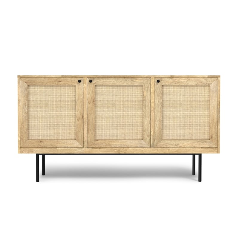 Reeves 57 inch x 18 inch Rectangle  Sideboard Buffet in Natural