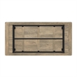 Campbell 72 x 36 inch Rectangle Modern Industrial Dining Table in Gray Wash