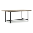 Campbell 72 x 36 inch Rectangle Modern Industrial Dining Table in Gray Wash