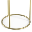Ashley 16 inch Wide Metal 2 Pc Nesting Table in Gold