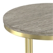 Ashley 16 inch Wide Metal 2 Pc Nesting Table in Gold