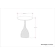 Myles Modern 16 inch Wide Metal Side Table in Black & Fully Assembled
