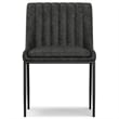 Melody Dining Chair (Setof 2) in Distressed Slate Gray Vegan Faux Leather