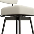Giselle Modern Swivel Bar Stool (Setof 2) in Natural  Polyester Linen