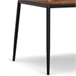 Melody Contemporary Dining Chair (Setof 2) in Distressed Tan Vegan Faux Leather