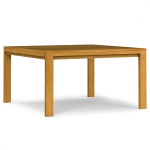 Wilson 54 inch x 54 inch Square Contemporary Dining Table in Oak Veneer