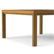 Wilson 54 inch x 54 inch Square Contemporary Dining Table in Oak Veneer