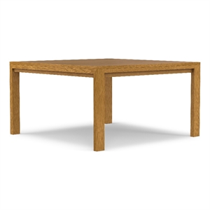 Wilson 54 inch x 54 inch Square Contemporary Dining Table in Oak Veneer