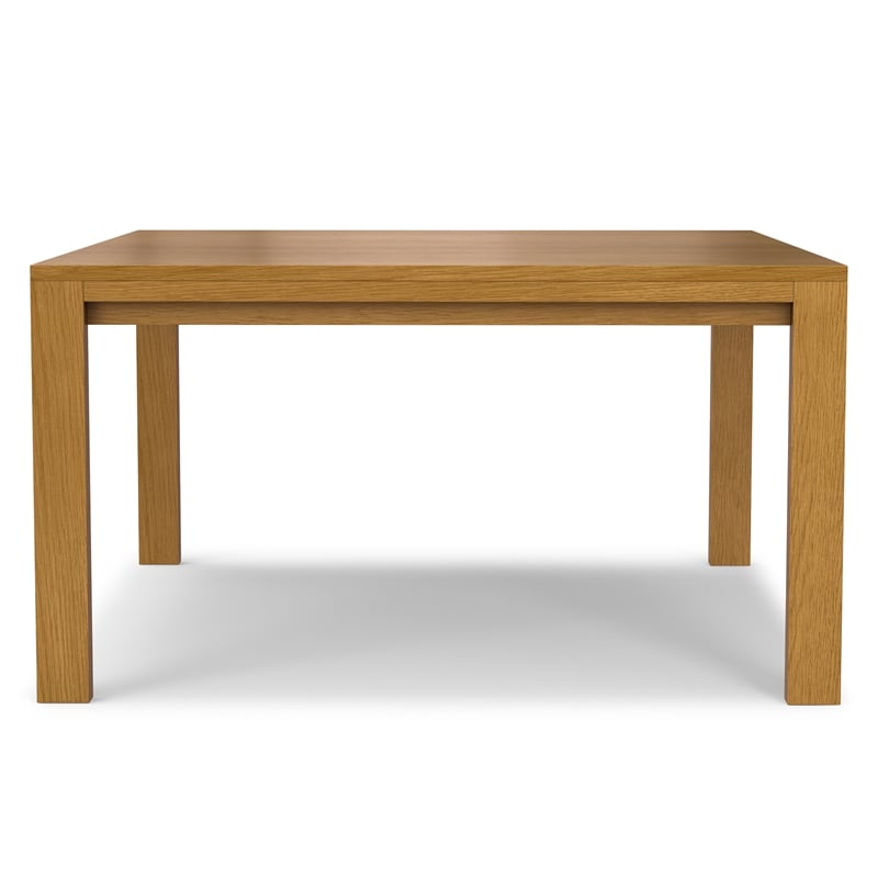 Wilson 54 inch x 54 inch Square Contemporary Dining Table in Oak Veneer