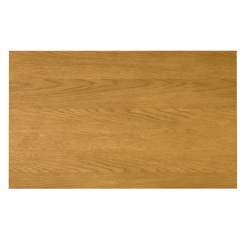 Simpli Home Hunter 66 x40 inch Rectangle Industrial Dining Table in Oak
