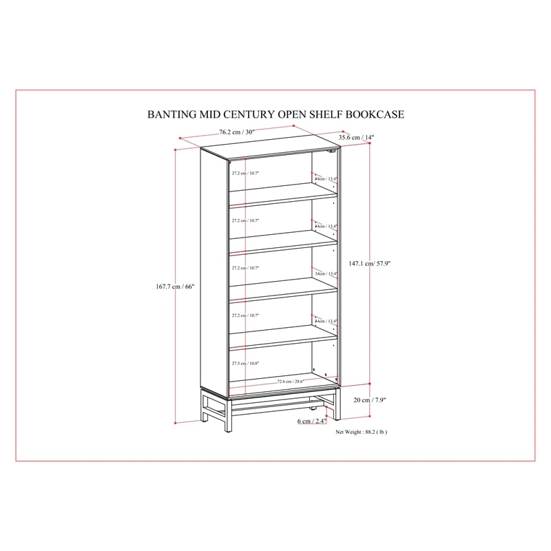 Banting HARDWOOD & Metal 66x30