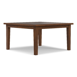 Eastwood 54 inch x 54 inch Square Contemporary Dining Table in Walnut