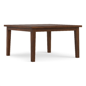 Eastwood 54 inch x 54 inch Square Contemporary Dining Table in Walnut