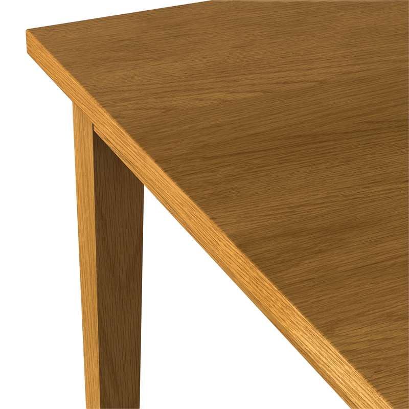 Eastwood 54 inch x 54 inch Square Contemporary Dining Table in Oak