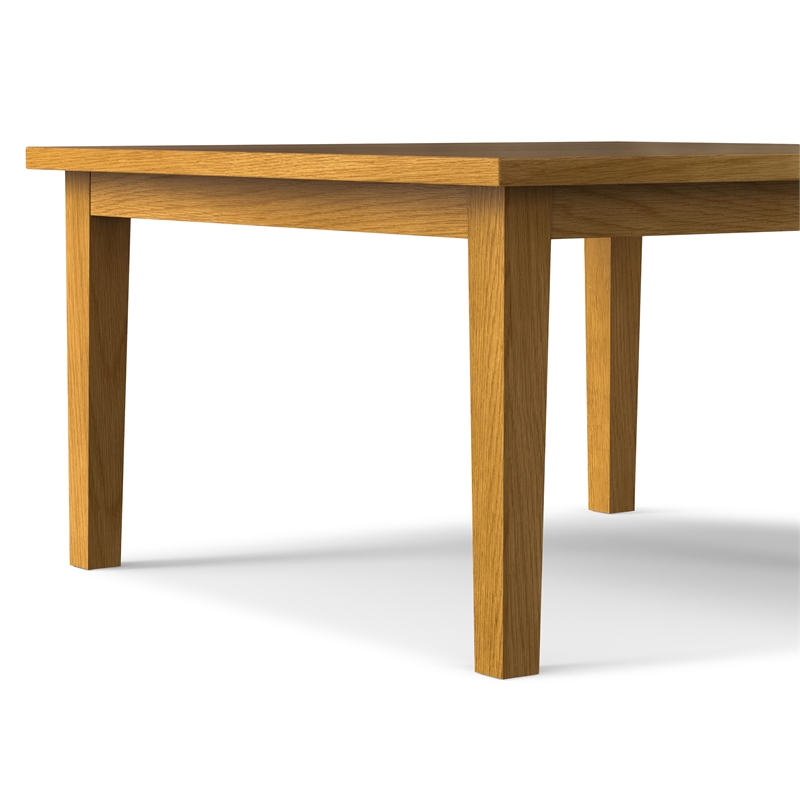 Eastwood 54 inch x 54 inch Square Contemporary Dining Table in Oak