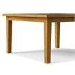 Eastwood 54 inch x 54 inch Square Contemporary Dining Table in Oak