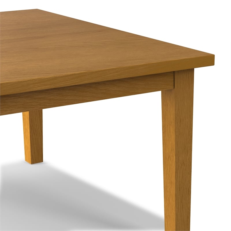 Eastwood 54 inch x 54 inch Square Contemporary Dining Table in Oak