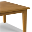 Eastwood 54 inch x 54 inch Square Contemporary Dining Table in Oak