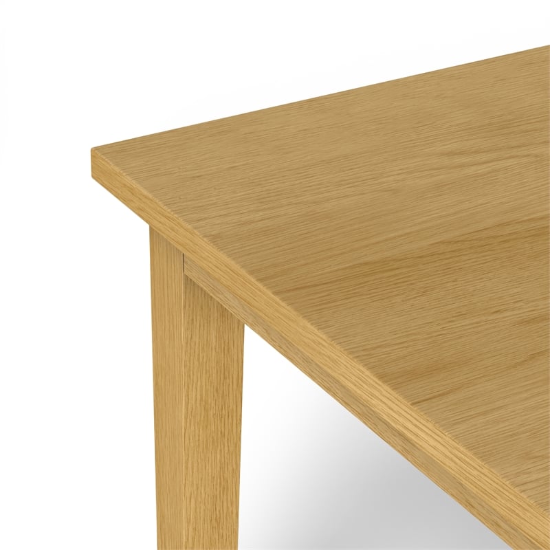 Eastwood 54 inch x 54 inch Square Contemporary Dining Table in Oak