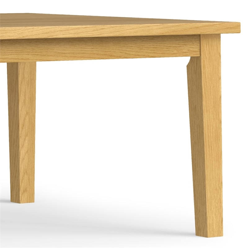 Eastwood 54 inch x 54 inch Square Contemporary Dining Table in Oak